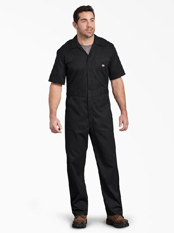 Dickies 33274DN Mens FLEX Short Sleeve Coveralls Dark Navy