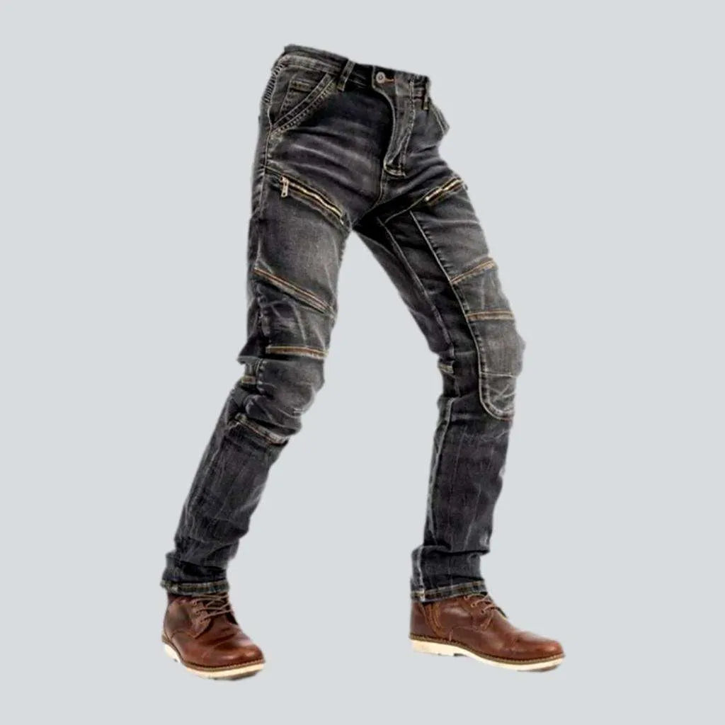 Vintage men's motorcycle jeans