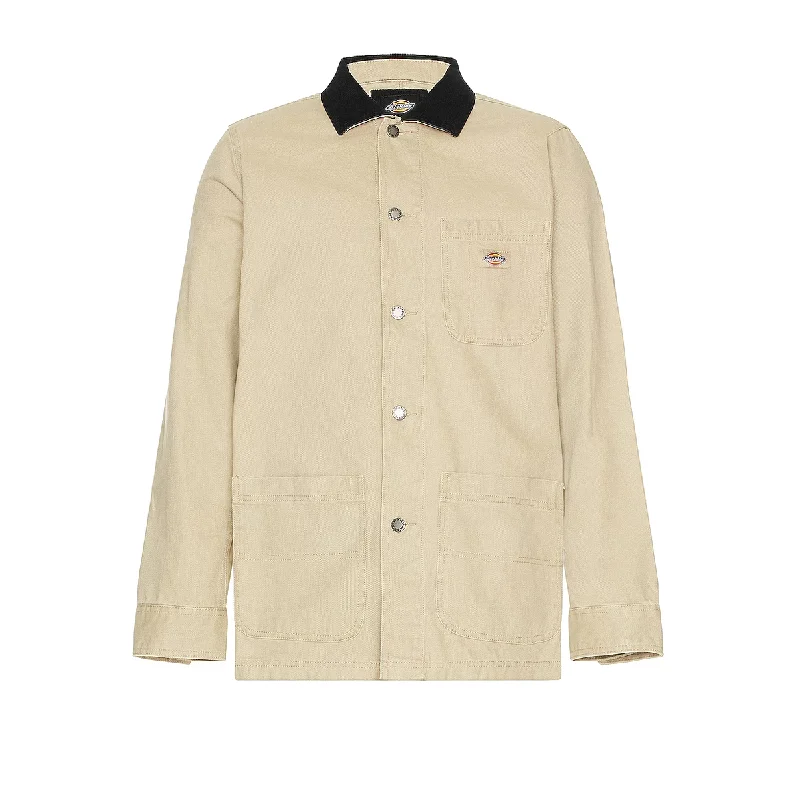 Dickies Duck Unlined Chore Jacket - Stonewashed Desert Sand