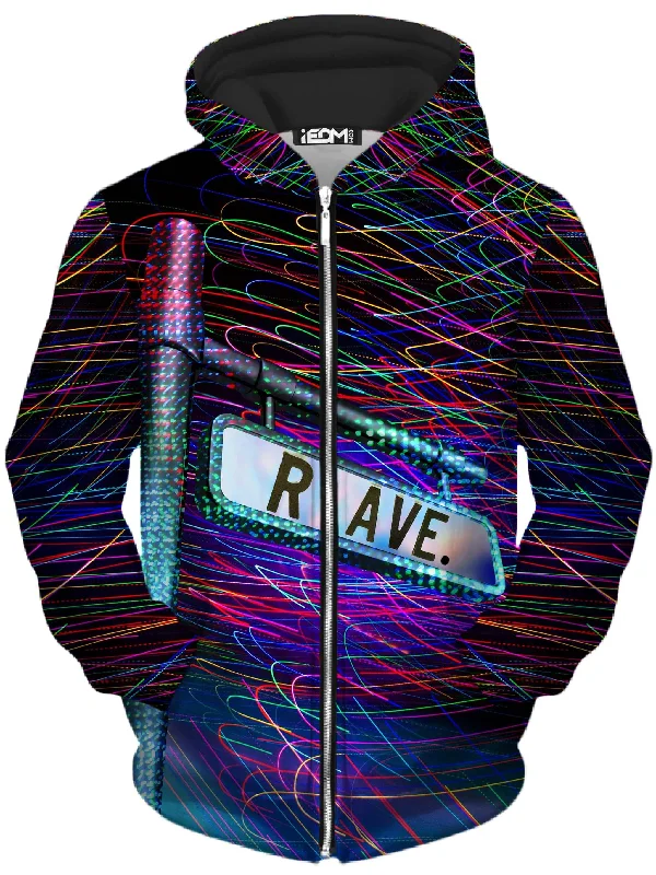 R Avenue Unisex Zip-Up Hoodie