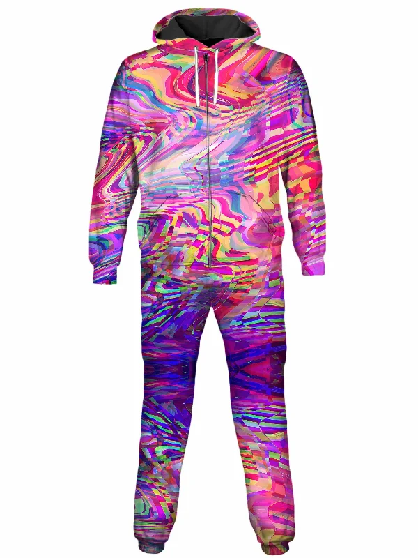 Trendy Blazers Glitch Waves Onesie