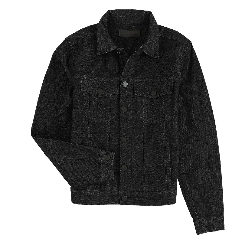 Articles of Society Mens Jackson Jean Jacket, Black, Medium