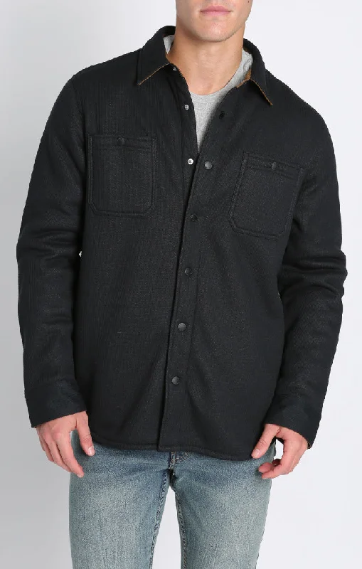 Sherpa Bonded Waffle Snap Workshirt