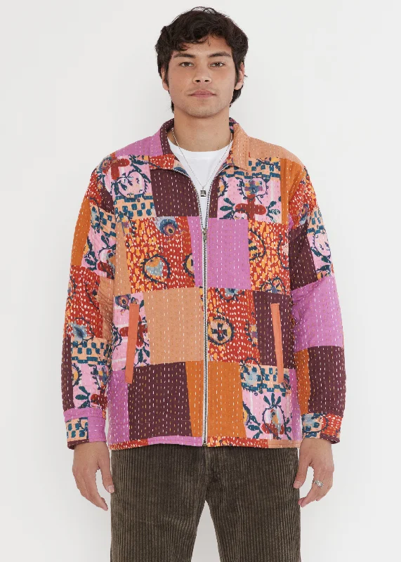 Saarik Patchwork Zip Up Jacket