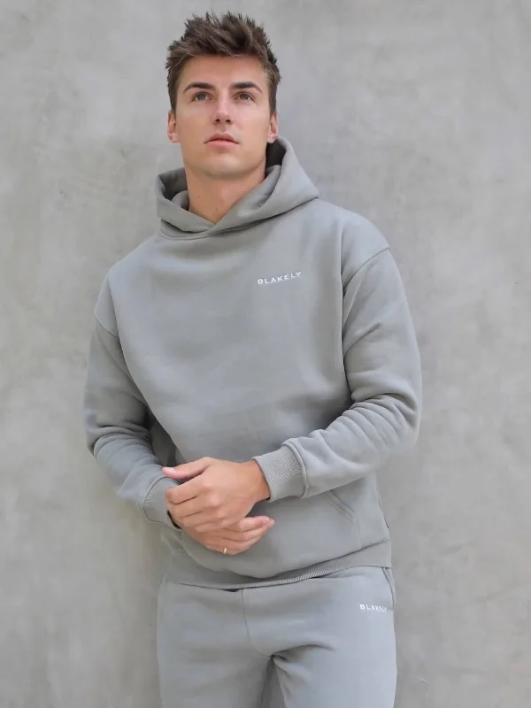 Series Relaxed Hoodie - Stone Grey