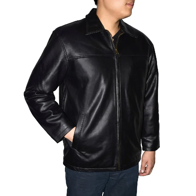 Men's Classic Lambskin Straight Bottom Jacket