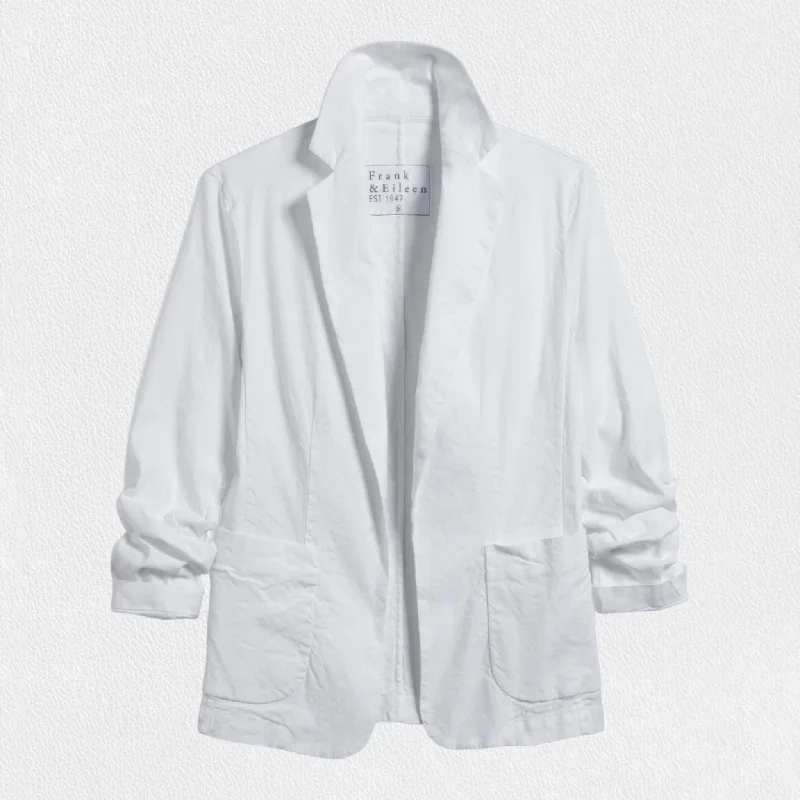 FRANK AND EILEEN - DUBLIN TAILORED BLAZER IN PERFORMANCE LINEN