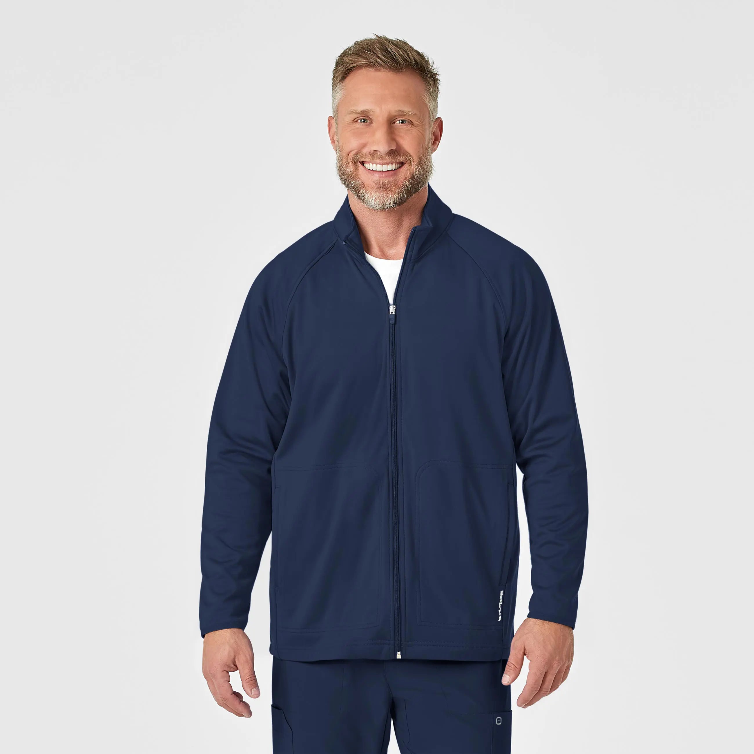 Wink Men's Fleece Full Zip Jacket - Navy