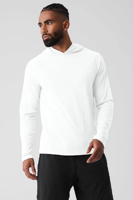 Core Hooded Runner - White