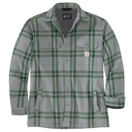 Carhartt Mens Relaxed Fit Flannel Sherpa-Lined