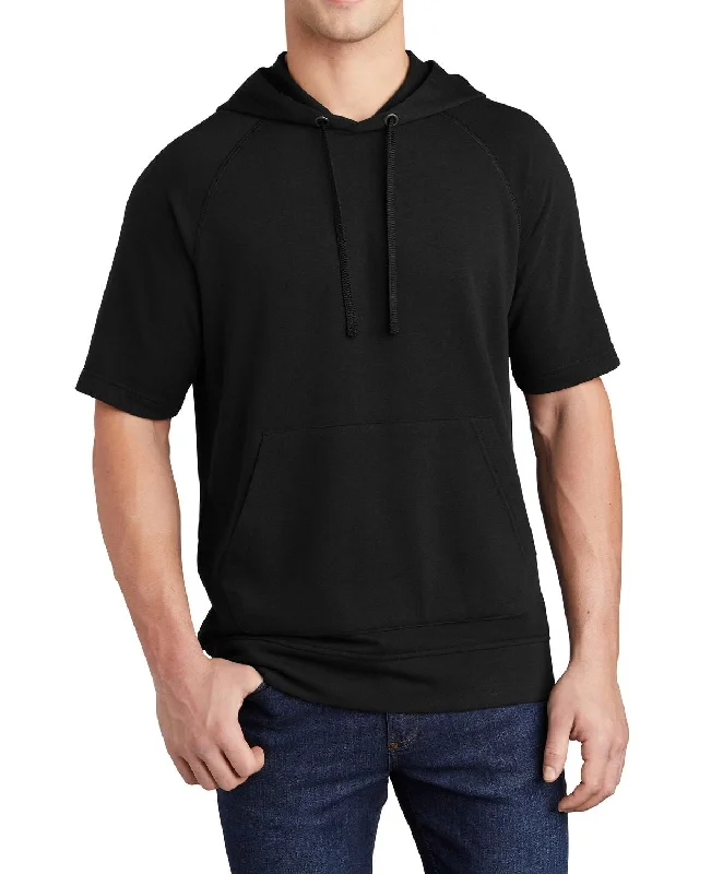 Men's Tri-Blend Short Raglan Sleeve Hoodie Pullover