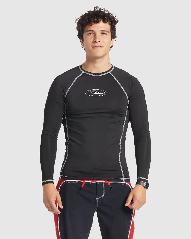 Mens Saturn Protection Long Sleeve Upf 50 Rash Vest