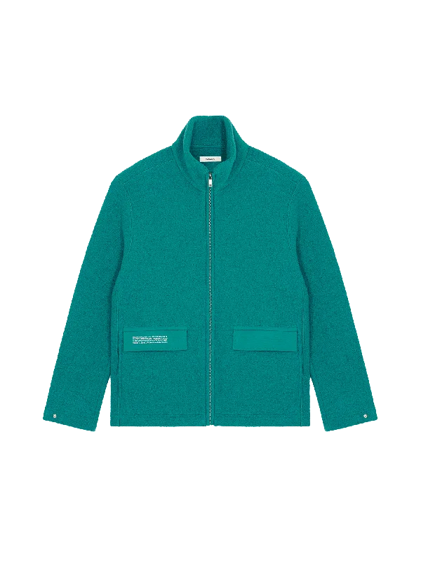 Women's DNA Utility Wool Jacket—scarab teal