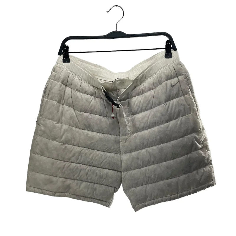 Fashion Sneakers NIKE/Shorts/L/Nylon/WHT/PUFFER SHORTS/TOM SACHS