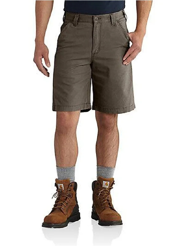 Carhartt 102514-217 Mens Rugged Flex Relaxed Fit Canvas Work Short Tarmac