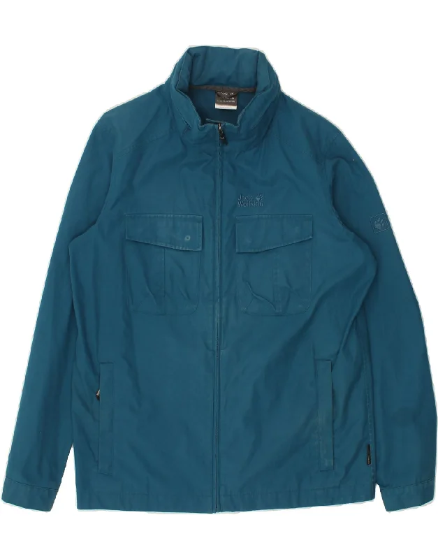 JACK WOLFSKIN Mens Utility Jacket UK 36/38 Small Blue