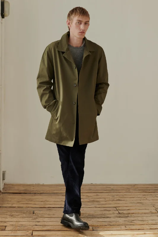 Men's Raincoat - Olive