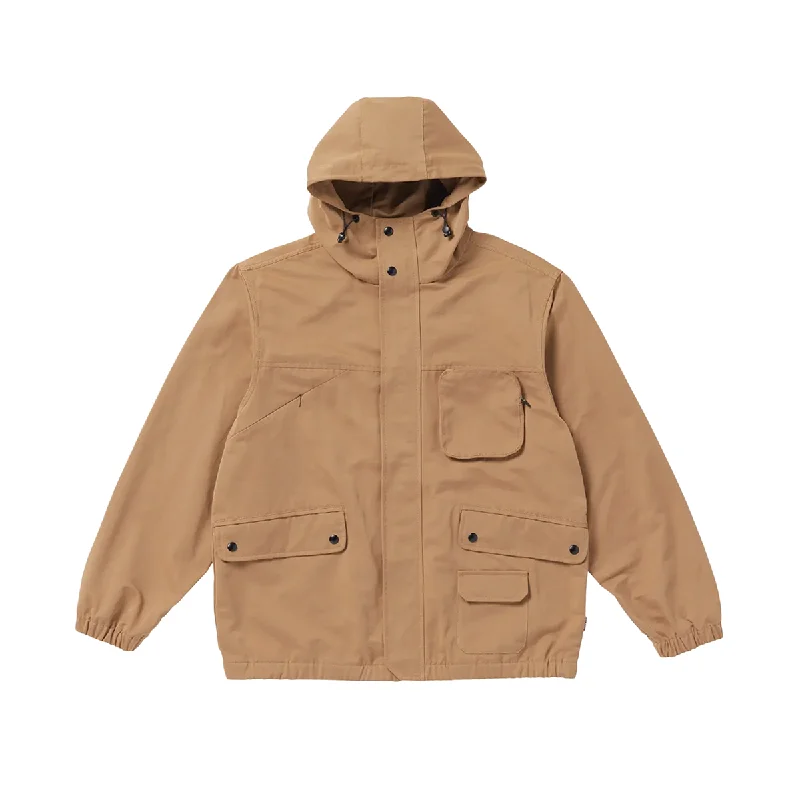 Volcom Streamlined Shell Jacket - Dusty Brown