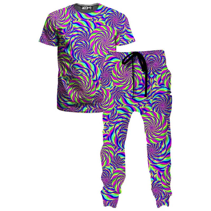 Office Attire Spinzone T-Shirt and Joggers Combo