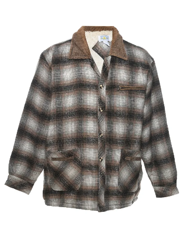 Plaid Coat - XL