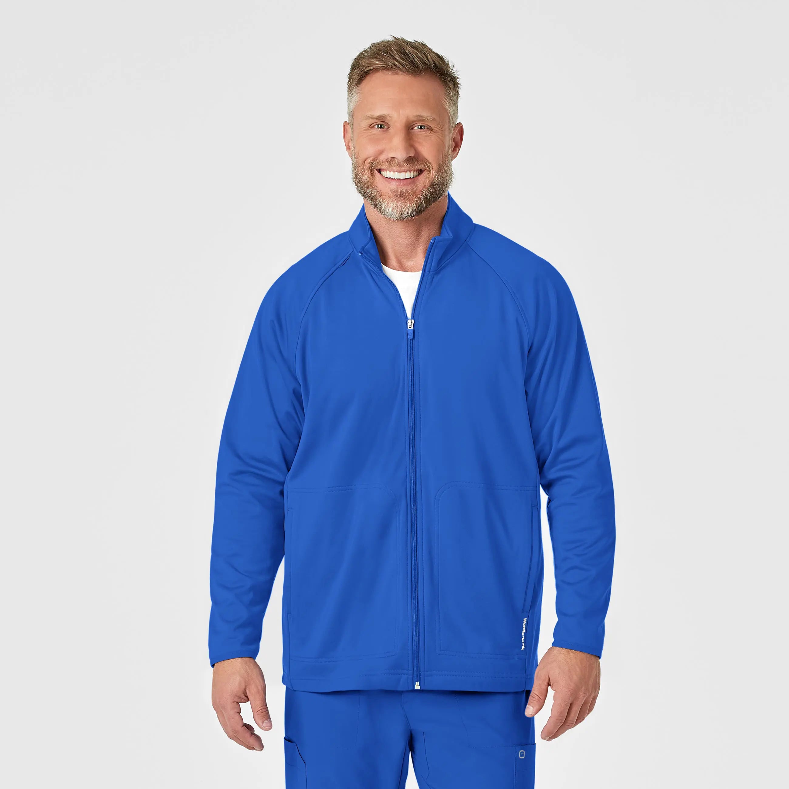 Wink Men's Fleece Full Zip Jacket - Royal Blue