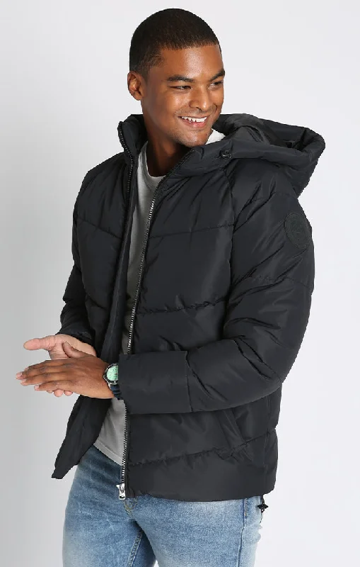 Quilted Hooded Puffer Jacket