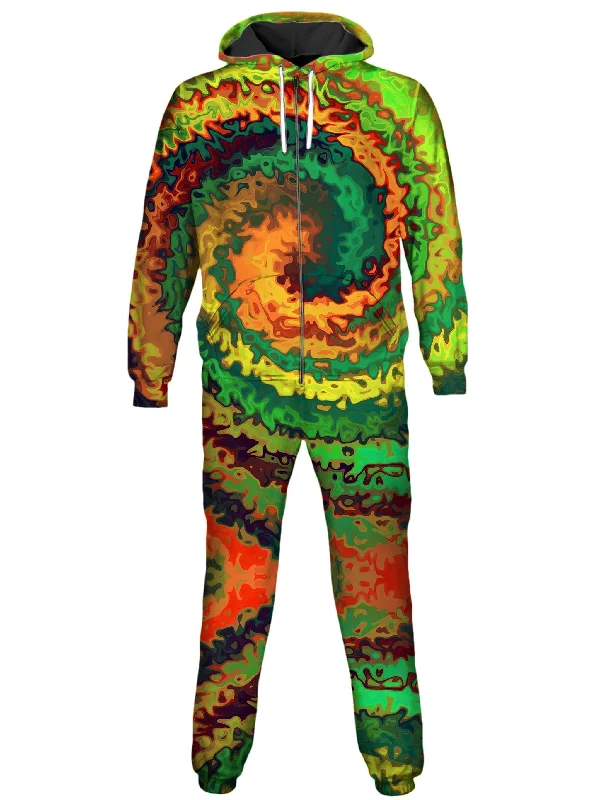 Quilted Jackets Abstract Rotation Onesie