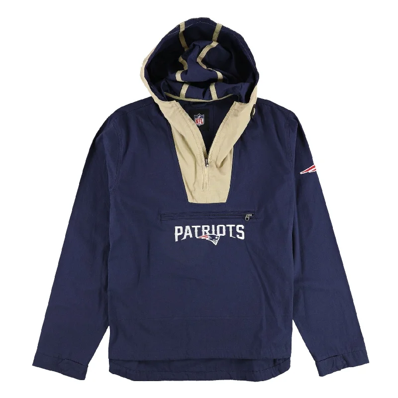 G-III Sports Mens New England Patriots Jacket, Blue, Large