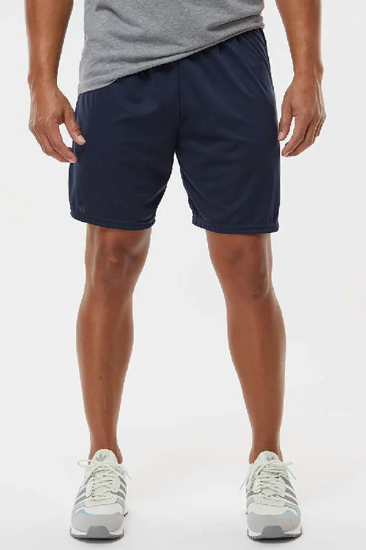 Augusta Sportswear Mens Octane Moisture Wicking Shorts - Navy Blue