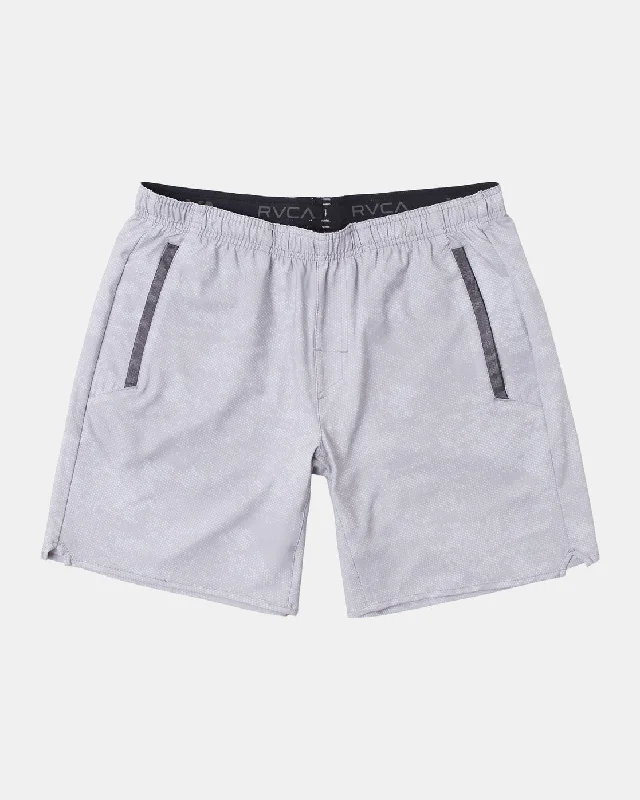 Yogger Stretch 17" Athletic Shorts - Digi Camo Light Grey