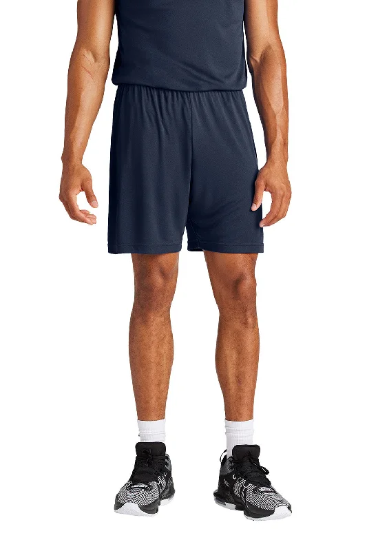 Sport-Tek Mens Moisture Wicking Competitor Athletic Shorts - True Navy Blue - New