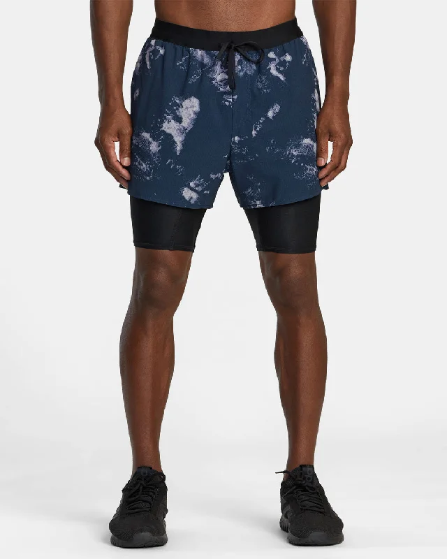 RVCA Runner 2-In-1 Shorts - Navy Acid