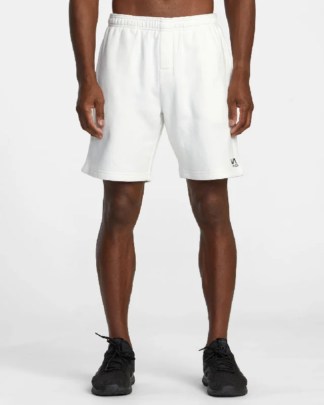 VA Essential 18" Sweat Shorts - Off White