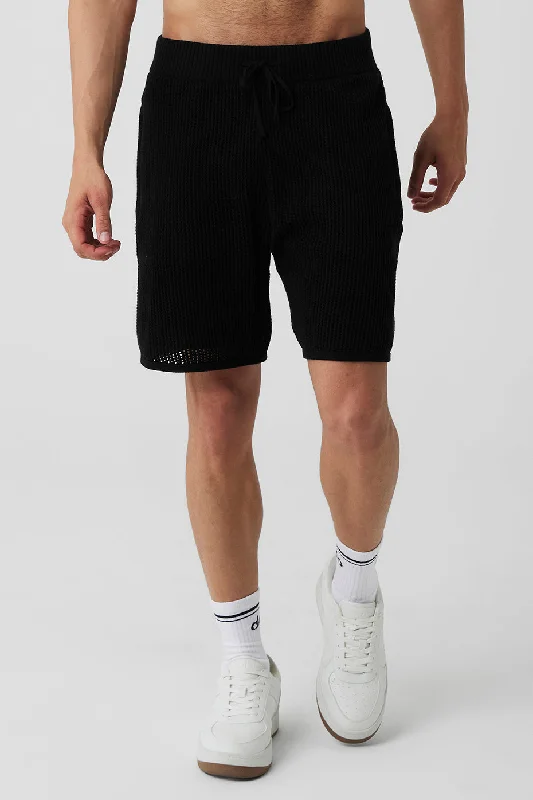 Open-Knit Short - Black