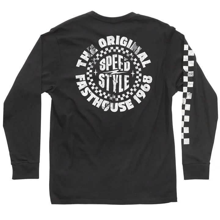 Athleisure Wear Origin Long Sleeve Tee - Black