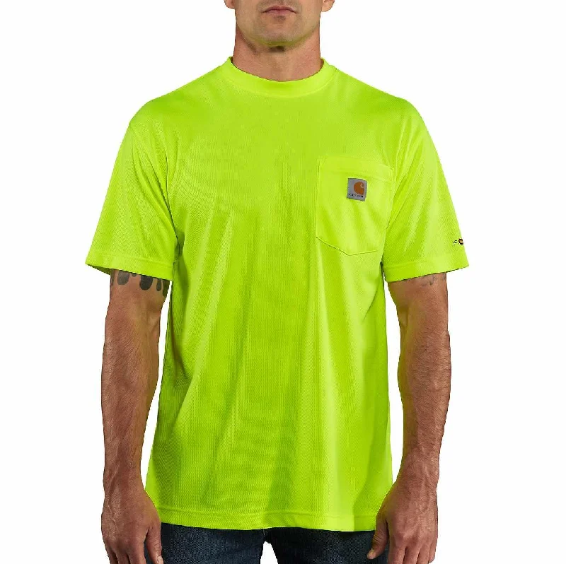 Comfortable Sneakers Force Color Enhanced Short Sleeve T-Shirt (Brite Lime)