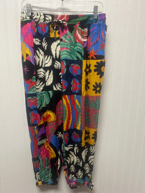 Pants Cropped By Haute Hippie In Multi-colored, Size: M