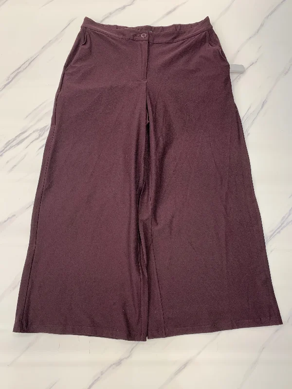 Pants Dress By Eileen Fisher In Maroon, Size: M