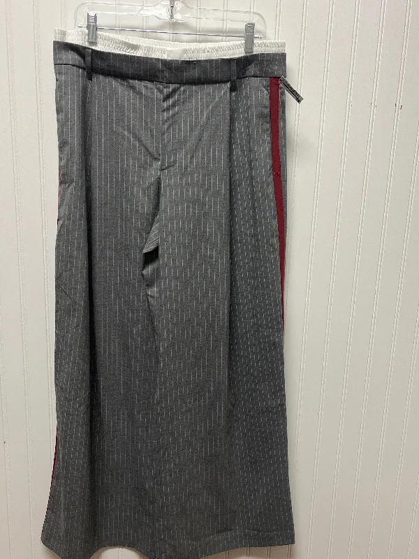 Pants Dress By Zara In Striped Pattern, Size: 12