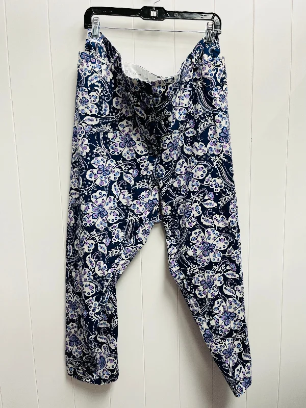 Pants Other By Talbots In Blue & Purple, Size: 22