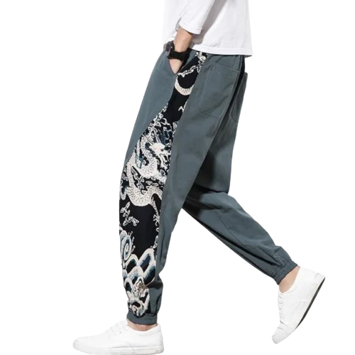 Subarashi Linen Harem Pants