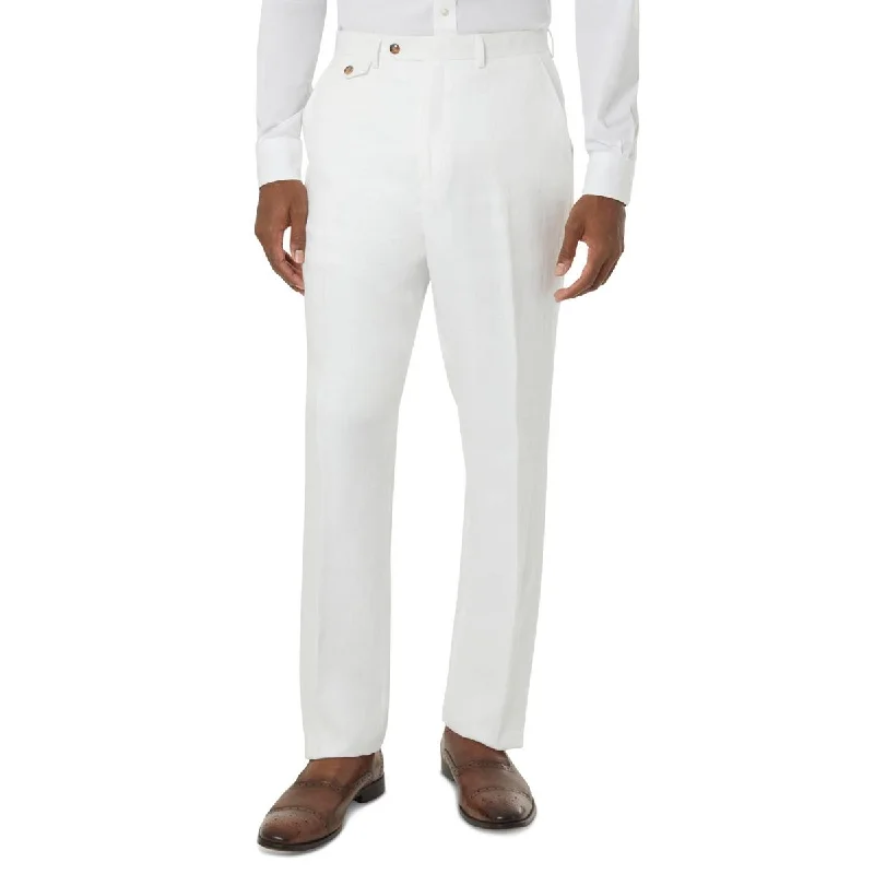 Tayion By Montee Holland Mens Linen Classic Fit Suit Pants