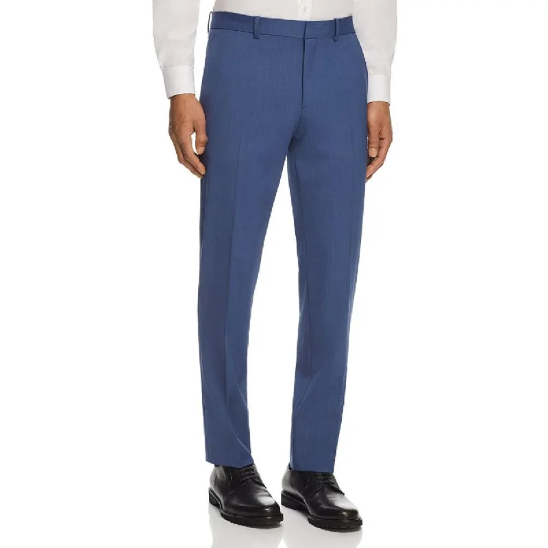 Theory Mens Solid Wool Suit Pants