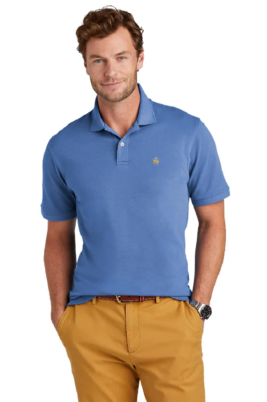 Brooks Brothers Mens Short Sleeve Polo Shirt - Charter Blue