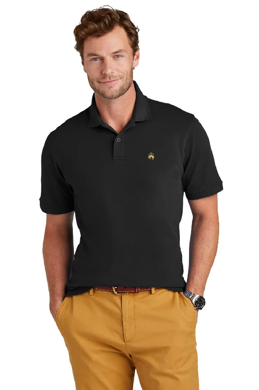 Brooks Brothers Mens Short Sleeve Polo Shirt - Deep Black