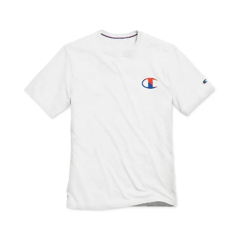 Champion Men's Cotton Pajama T-Shirt White Size X-Large