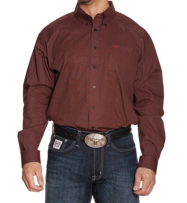 Cinch Men's Long Sleeve Western Shirt