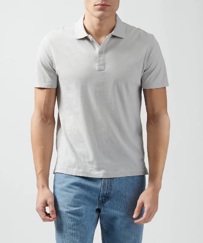 Classic Jersey Polo - Grey