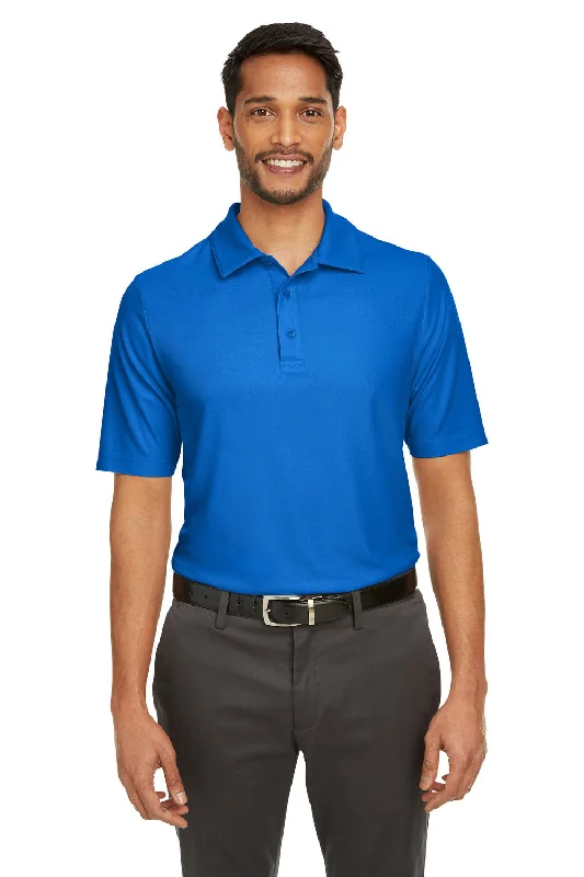 Core 365 Mens Fusion ChromaSoft Performance Moisture Wicking Short Sleeve Polo Shirt - True Royal Blue