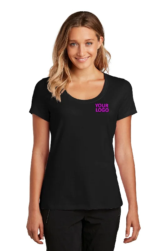 District Women Flex Scoop Neck Tee's, Black